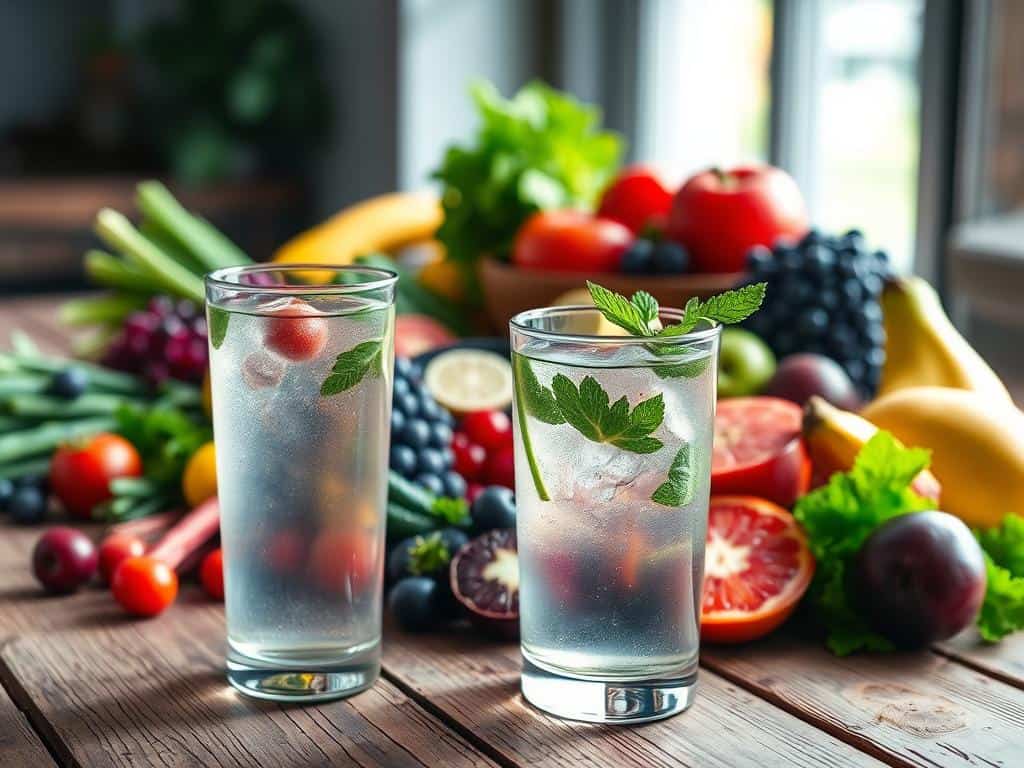 Detoxification through healthy eating and hydration
