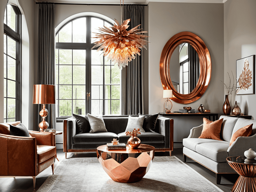 Maximalist Decor Rules Metallic Accents