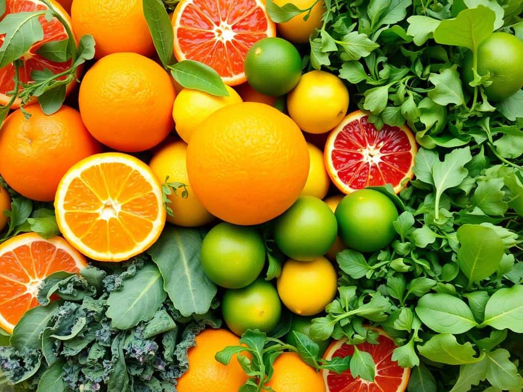 citrus fruits and leafy greens for immune support citrus fruits and leafy greens for immune support
