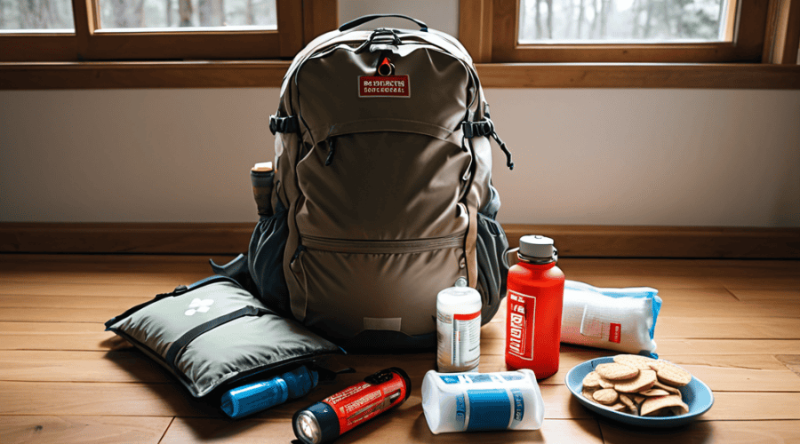 Emergency Go Bag essentials inside