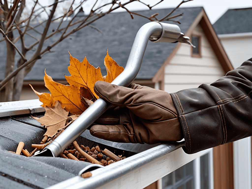 Don't Fall: the Safest Way to Clean Your Gutters Before Winter 4 Gutter cleaning safety tips