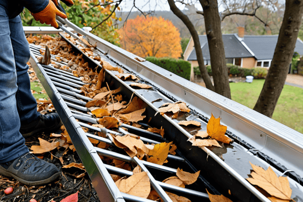 Don’t Fall: the Safest Way to Clean Your Gutters Before Winter